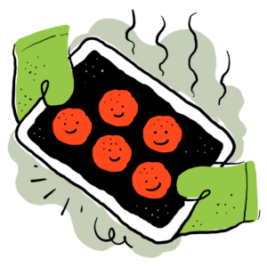 plate of cookies icon
